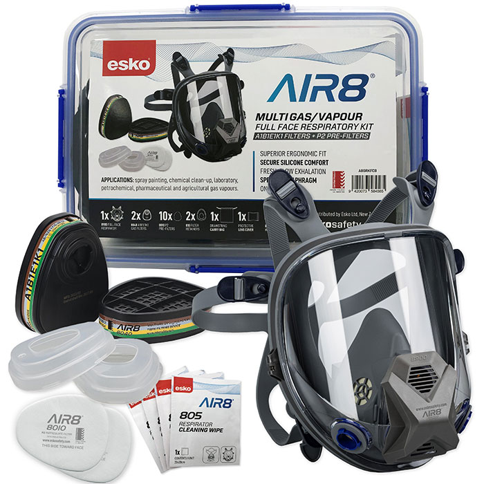 Esko AIR8 Full Face Multigas Clipbox Kit