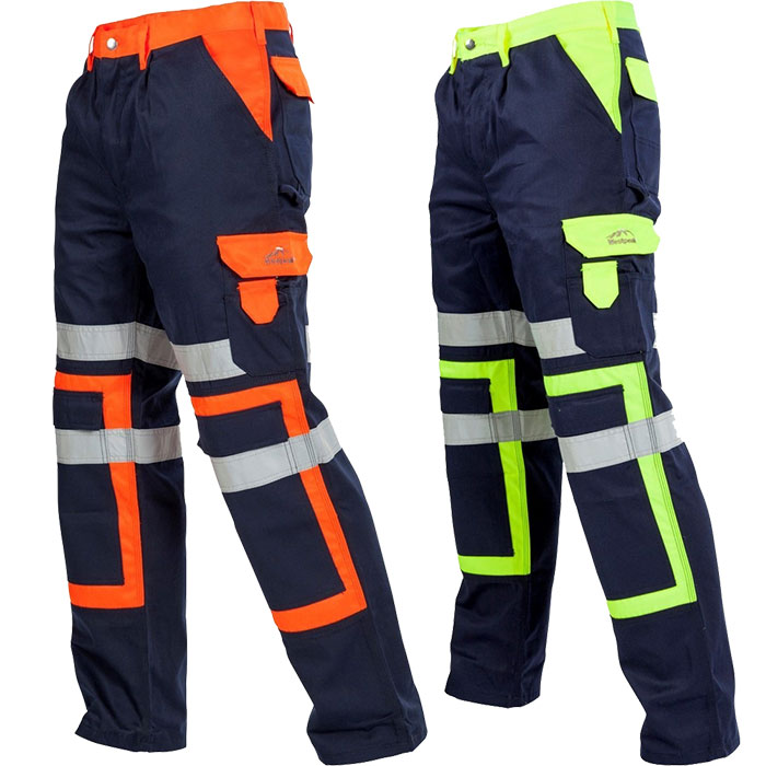 Westpeak Hi Vis Cargo Trouser with Knee Pad Pkts