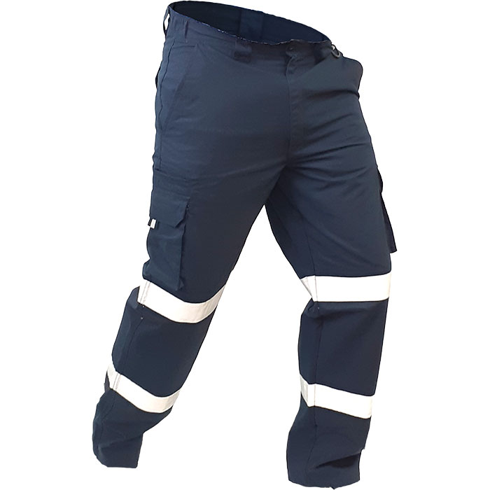 Caution Polycotton Ripstop Taped Cargo Trousers