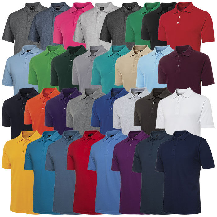 210 JB Comfort Fit 210gm PolyCotton Polo
