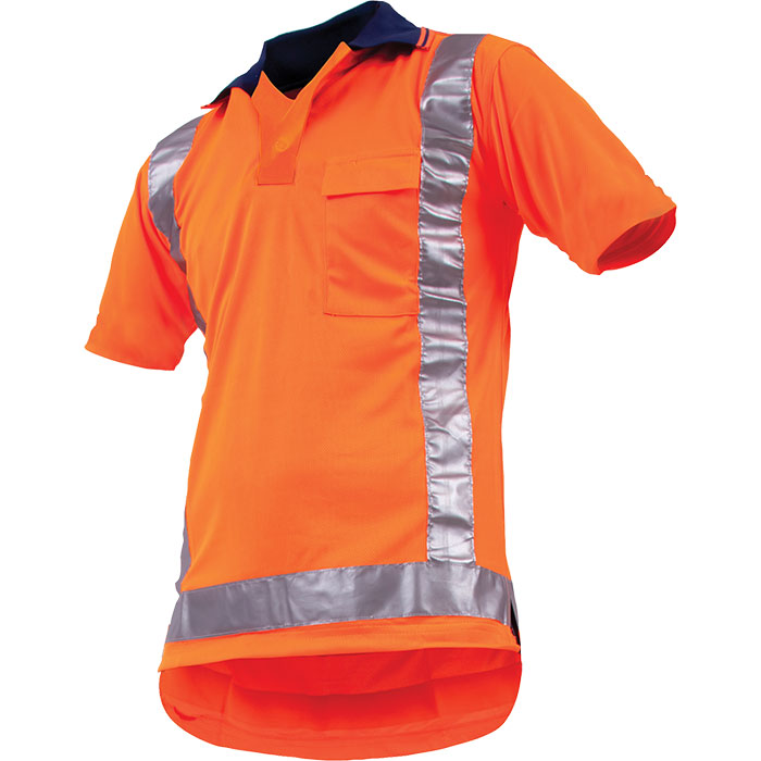 Bison 23302O Microfibre TTMC-W17 Cotton Back Polo