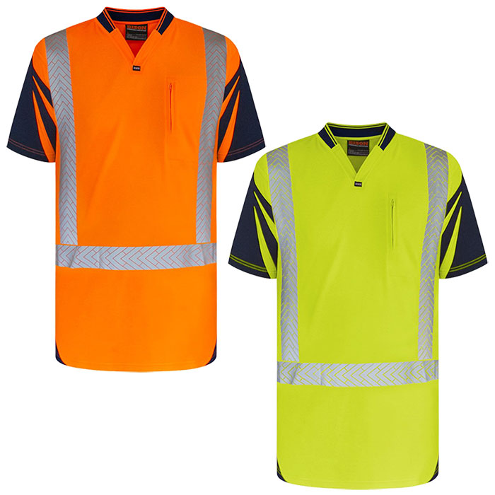 232012 Bison Cottonback Day/Night Rugby Style Polo