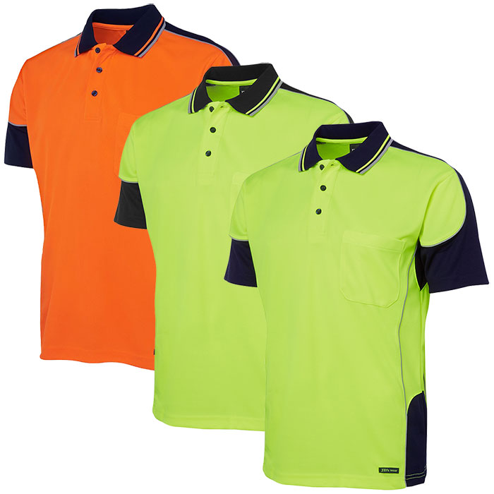 6HCP4 JB Contrast Piping Polo