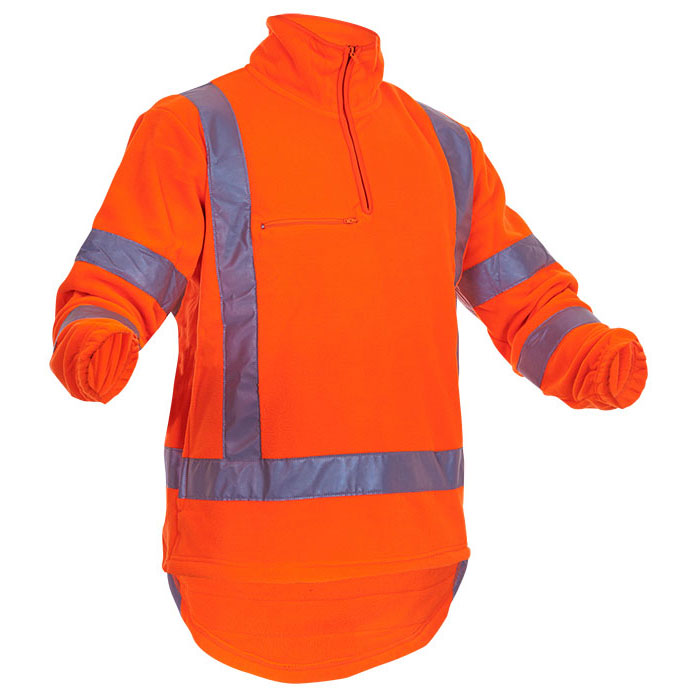 Caution TTMC-W17 Taped 380gm Fleece ½ Zip Jersey