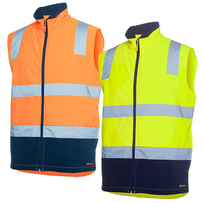 6DWV JB Water Resistant Day/Night Softshell Vest