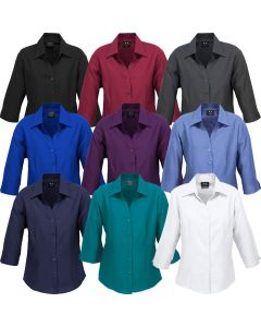 LB3600 Ladies Oasis ¾ Sleeve Shirt