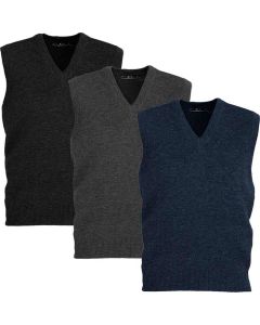WV6007 Mens V Neck Wool / Acrylic Knit Vest