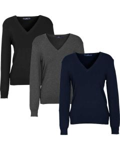 LP3506 Ladies V Neck Pullover