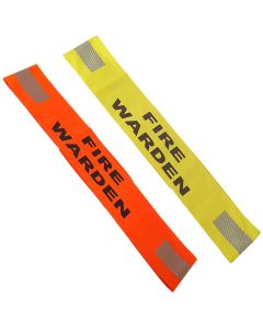 Fire Warden Sash with Reflective Strips