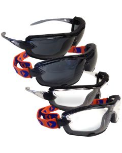 Prochoice Ambush Safety Glasses, Strap & Foam Seal