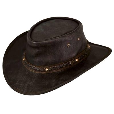 1377 Ironbark Packable Leather Hat