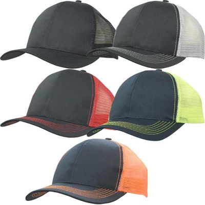 3819 Trucker Cap Breathable Poly Twill / Mesh Back