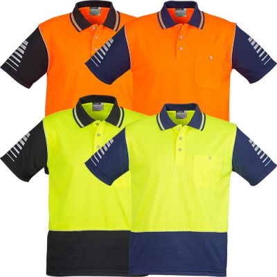 ZH236 Syzmik Mens S/Sleeve Day Only Zone Polo