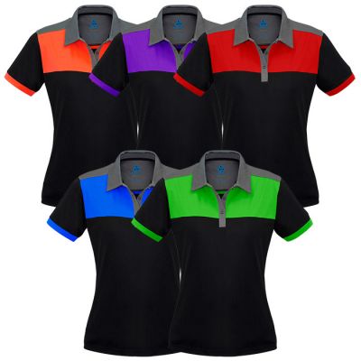 P500LS Ladies BIZ COOL Charger Polo