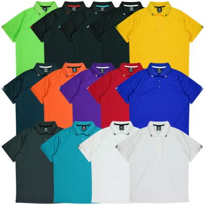 1308 Flinders Mens Polyester Polo