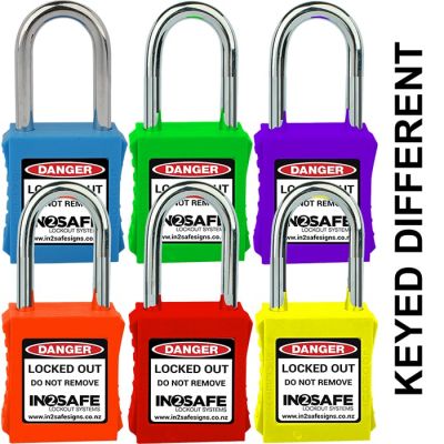 IN2SAFE Lockout Padlock Standard - Keyed Different
