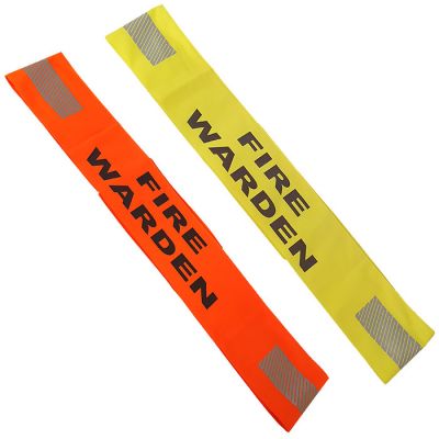 Fire Warden Sash with Reflective Strips