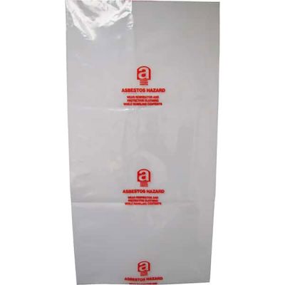 Asbestos Waste Bags Clear 200 micron