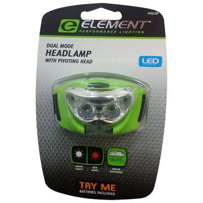 LED Headlamp Dual Mode - incls Batteries
