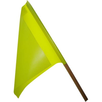 Fluoro/Yellow Safety Flag incl - 600mm Dowel