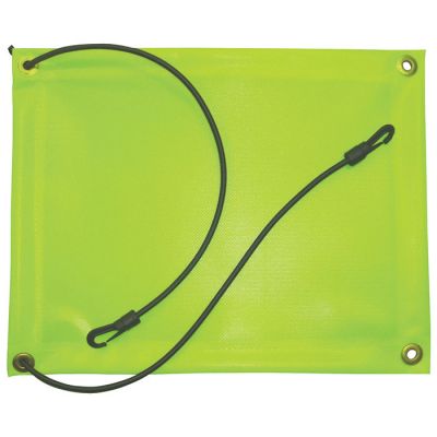 Fluoro/Yellow Safety Flag Bungy Cords & Hooks
