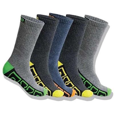 SK-1 FXD Work Socks Mixed Colours (5 Pair Pack)