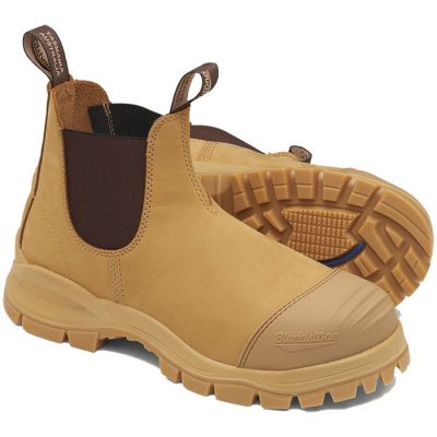 989 Wheat Blundstone Slip On Safety Boot