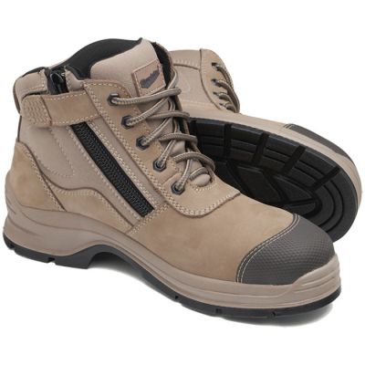 325 Blundstone Economy Zip Side Safety Boot
