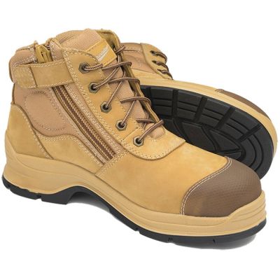 318 Blundstone Economy Zip Side Safety Boot