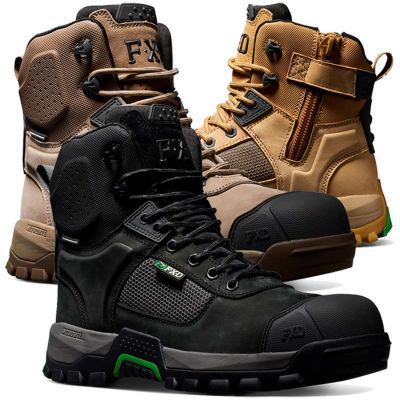 FXD WB-1WP Waterproof Zipside Safety Boot 6in High