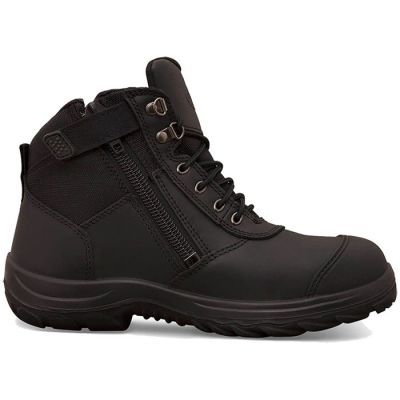 34660 Oliver Zip Side Safety Boot with Bump Cap