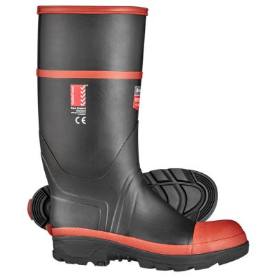 Mens Knee Length Red Band Safety Gumboot