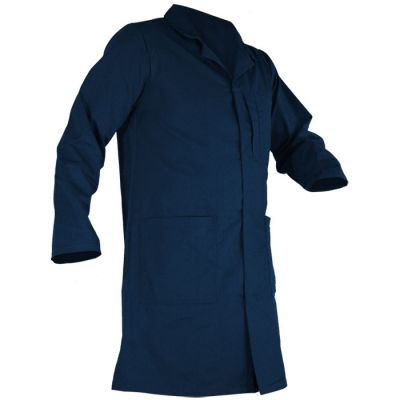 Caution 100% Cotton Domed Front Dustcoat