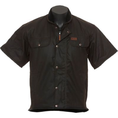 6037 Short Sleeve Oilskin with Long Tail