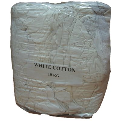 Recycled Rags White / Natural - 100% Cotton
