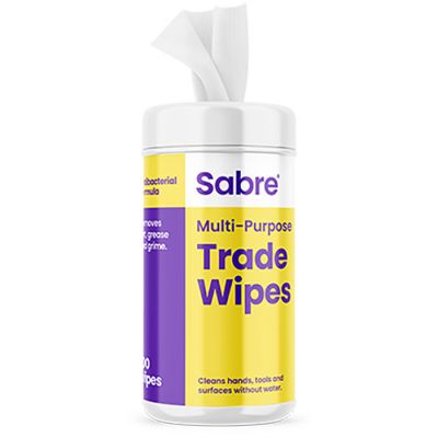 Sabre Trade Wipes Hand Wipe - 100 Pack