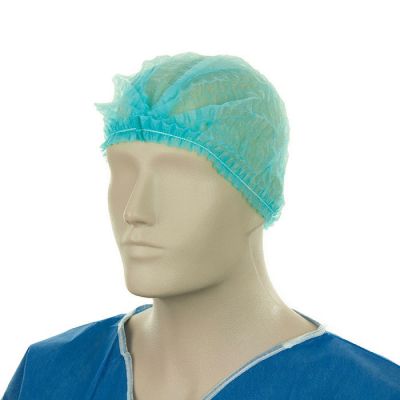 Bastion 21" Crimped (Clip) Bouffant Hats Hair Nets
