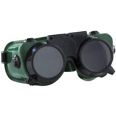 Gas Welding Goggle with Flip Front Round lens
