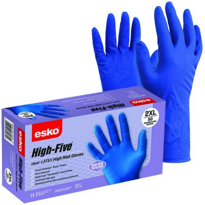 Esko High Risk Latex Glove - Powder Free