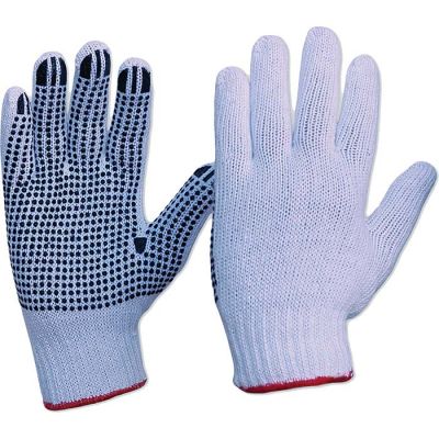 Polka Dot - P/C Knit Glove - Ladies - 12 Pack