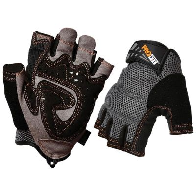 PF Pro Fit Fingerless Glove with Gel Pad on Palm