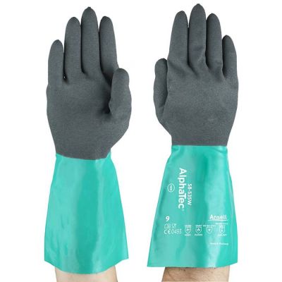 58-535 AlphaTec Ansell Nitrile Glove Acrylic Lined