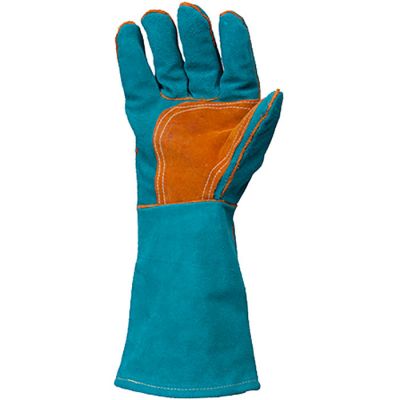 Safe-Tec Green/Gold Welders Glove