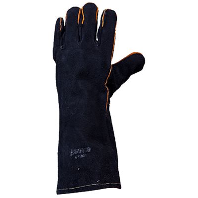 Black & Gold Welding Glove - 40cm