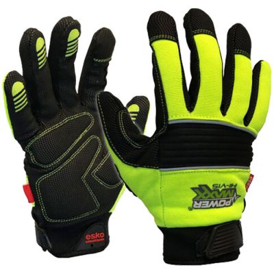 Powermaxx Hi-Vis Mechanics Glove - Anti-Vibe