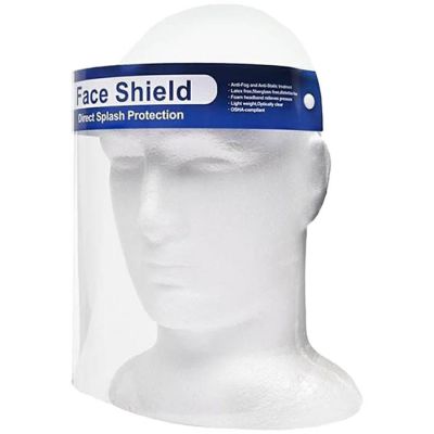 Medical Clear Spit/Sneeze Face Shield Pack/25