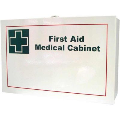 First Aid Metro Metal Cabinet - EMPTY - White