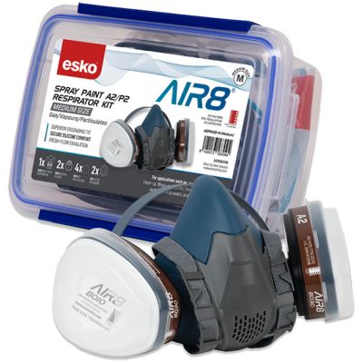 AIR8 A8PRKCB Spray Paint Respirator Kit