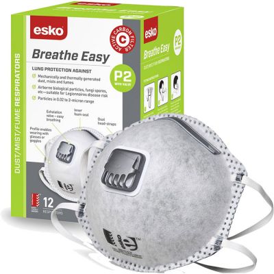 BREATHE EASY P2 Valved Carbon Masks