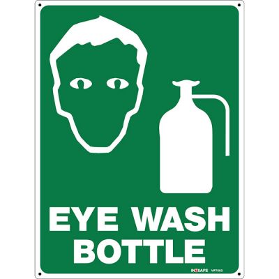 Eye Wash Bottle Sign
